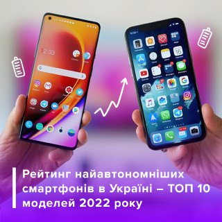 Топ-10 смартфонів-лідерів за автономністю. Рейтинг 2022 року - FindMyPhone